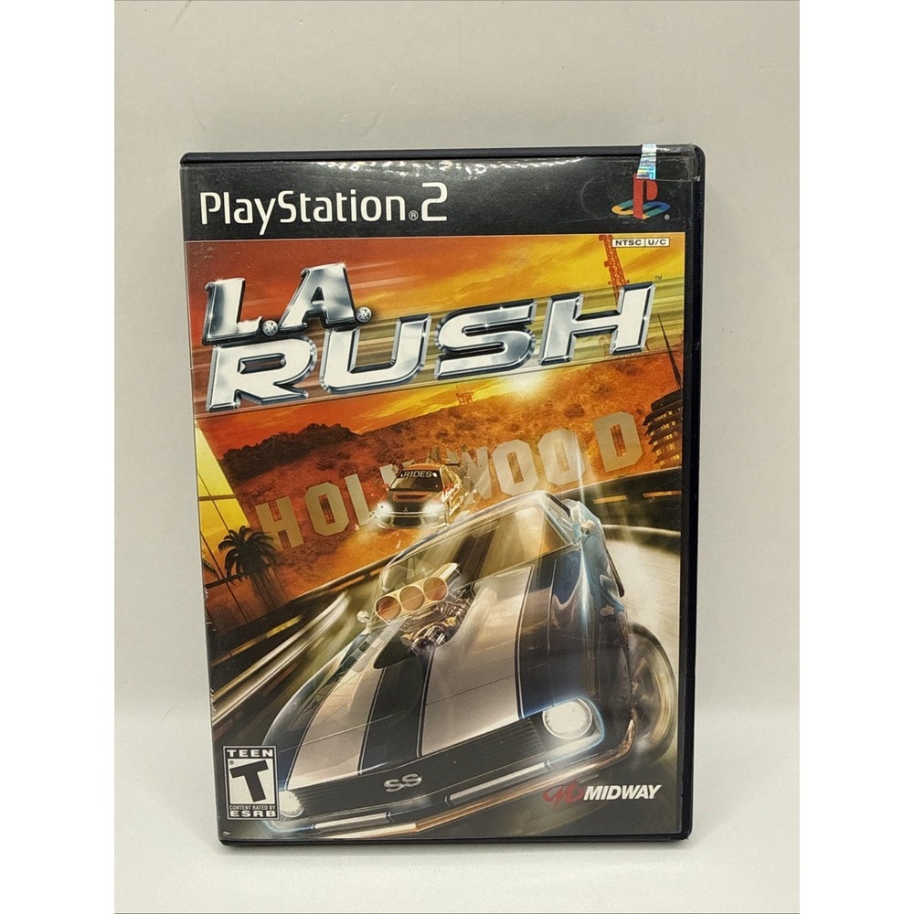 L.A. Rush Sony PlayStation 2, (2005) PS2 Rare with Manual CIB No Bonus Disc